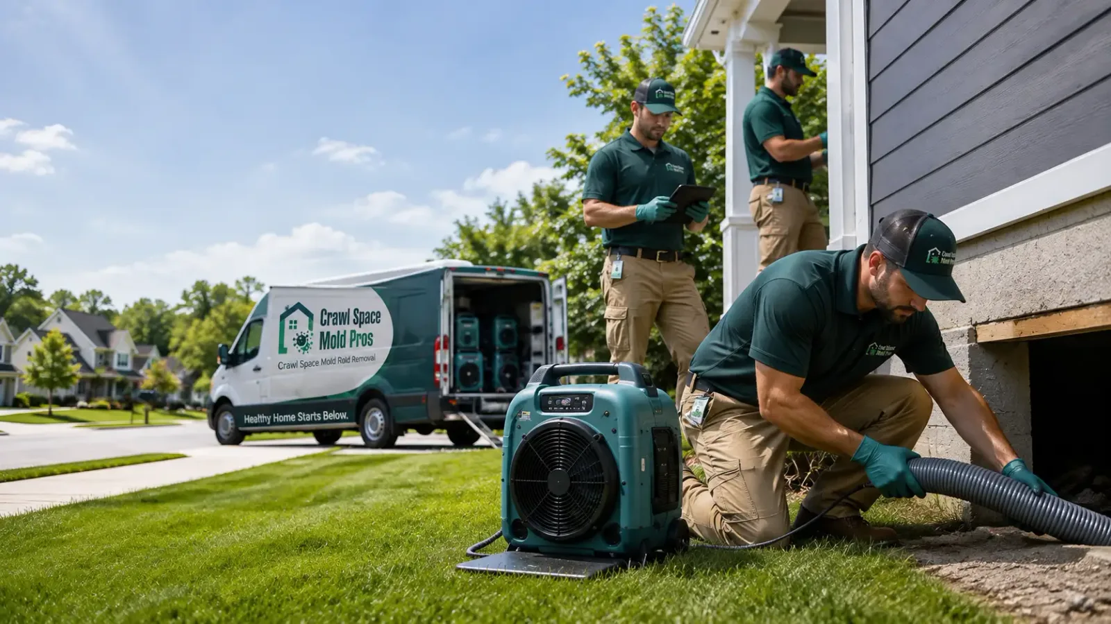 Crawl Space Mold Removal in Justice, IL